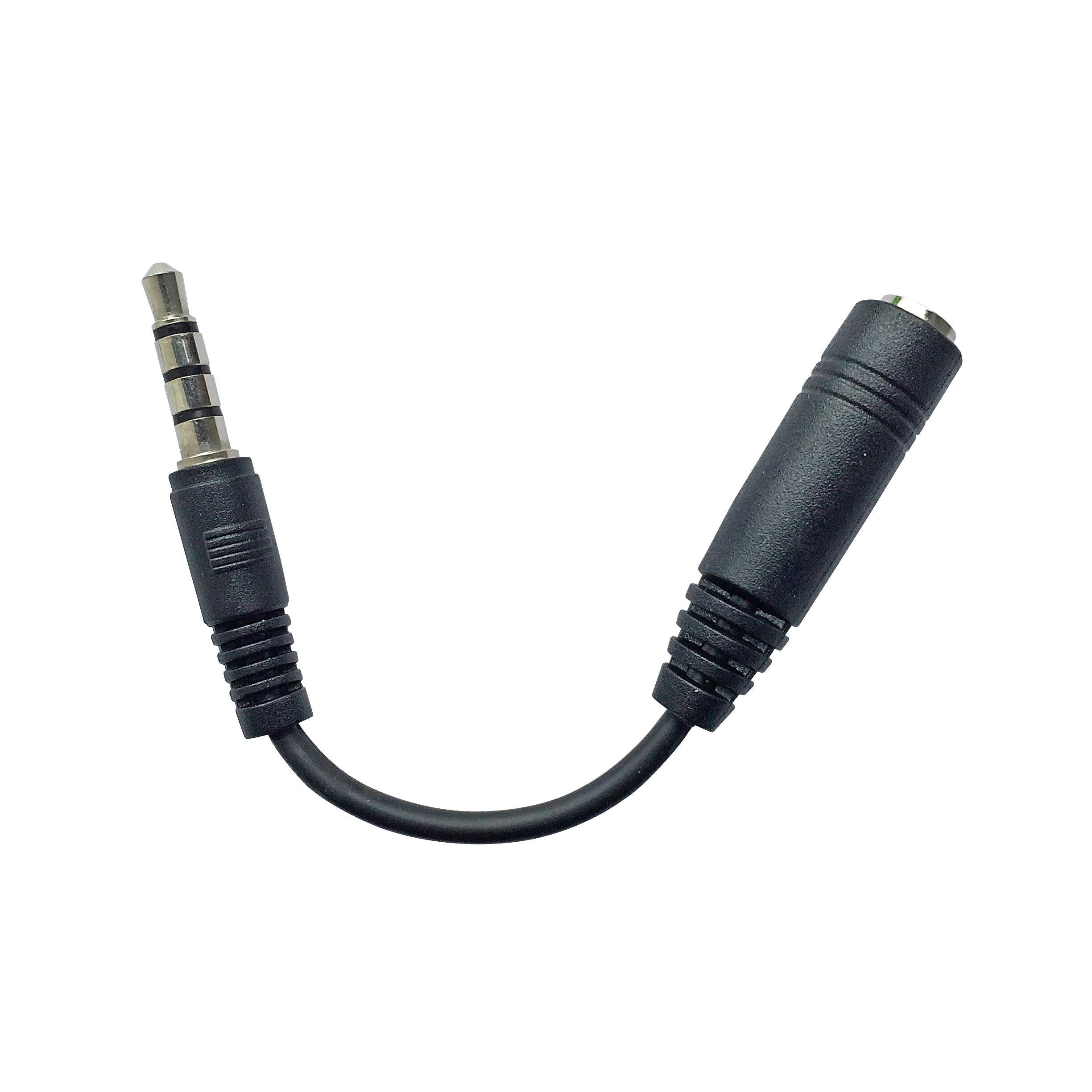 Califone Headset with Gooseneck Microphone, 3.5mm Plug, Black